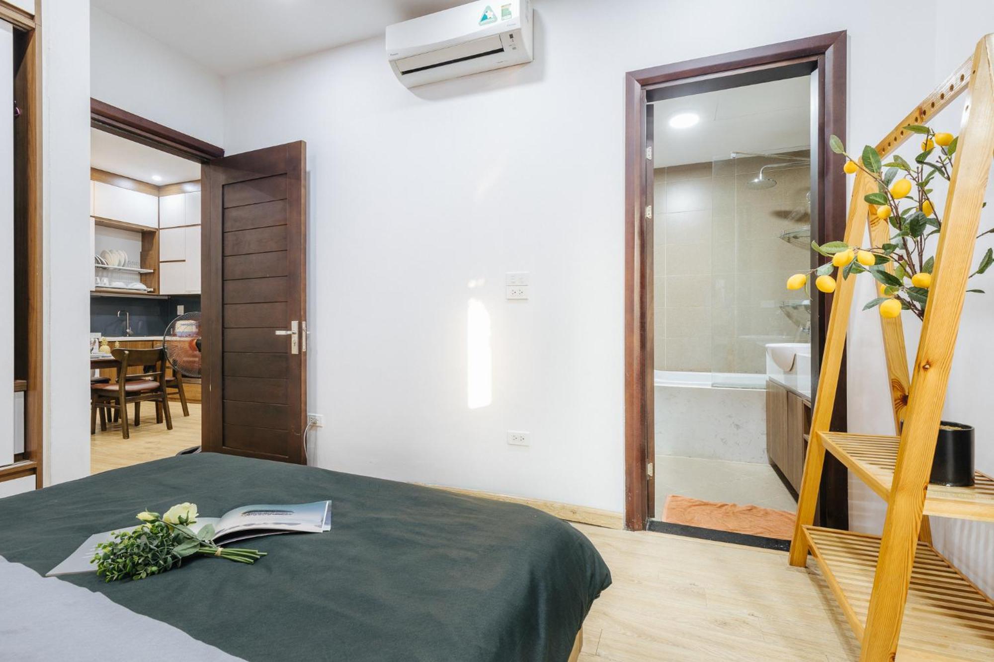 M Apartment Lakeside - Cara Rustic Hanoi Exteriör bild