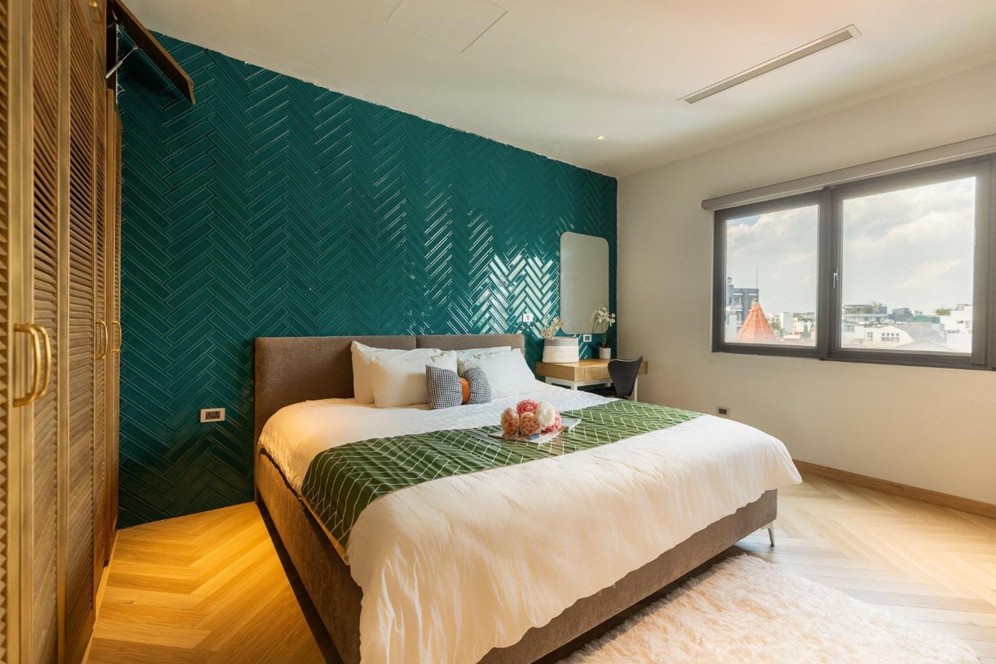 M Apartment Lakeside - Cara Rustic Hanoi Exteriör bild