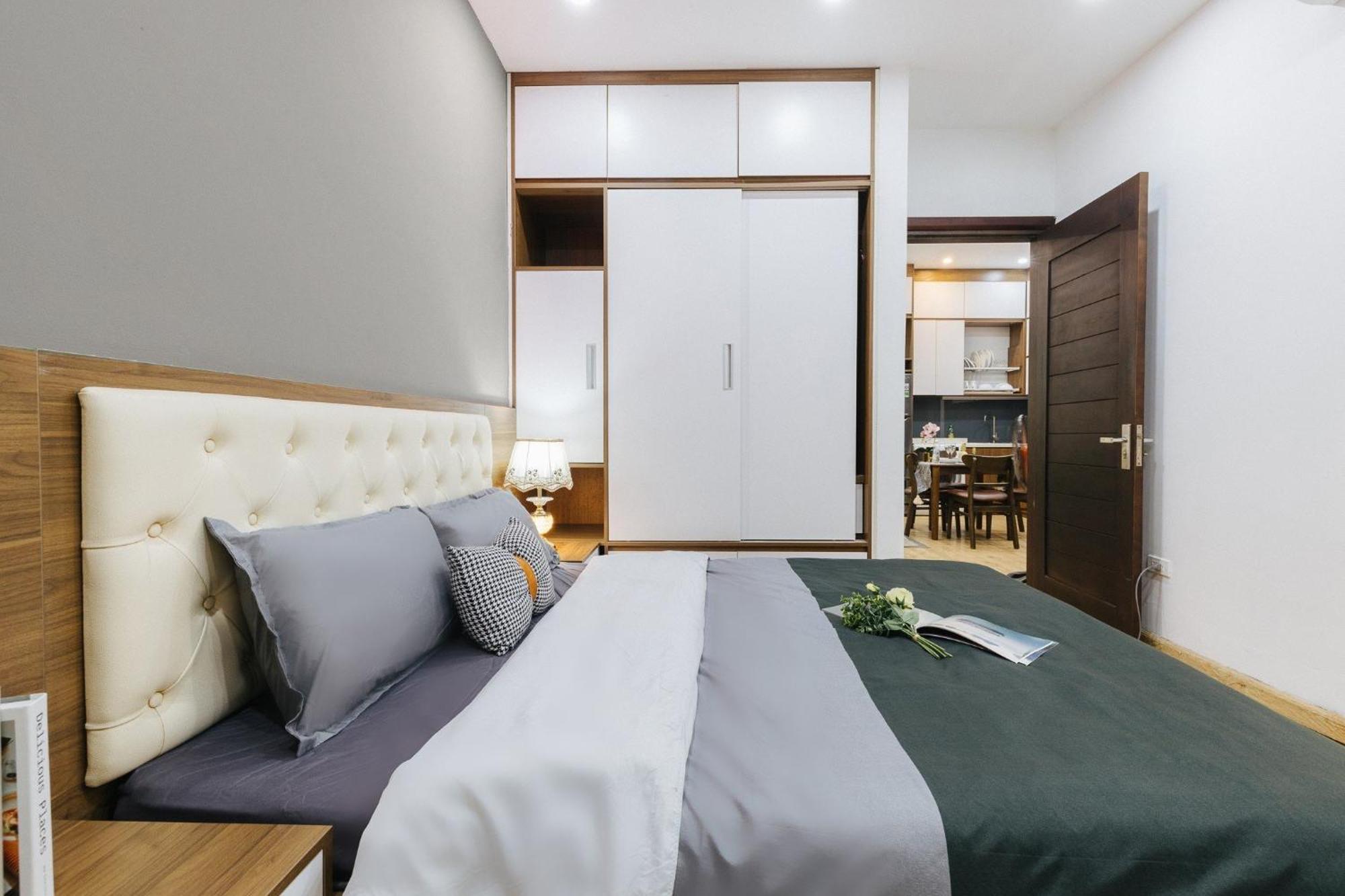 M Apartment Lakeside - Cara Rustic Hanoi Exteriör bild