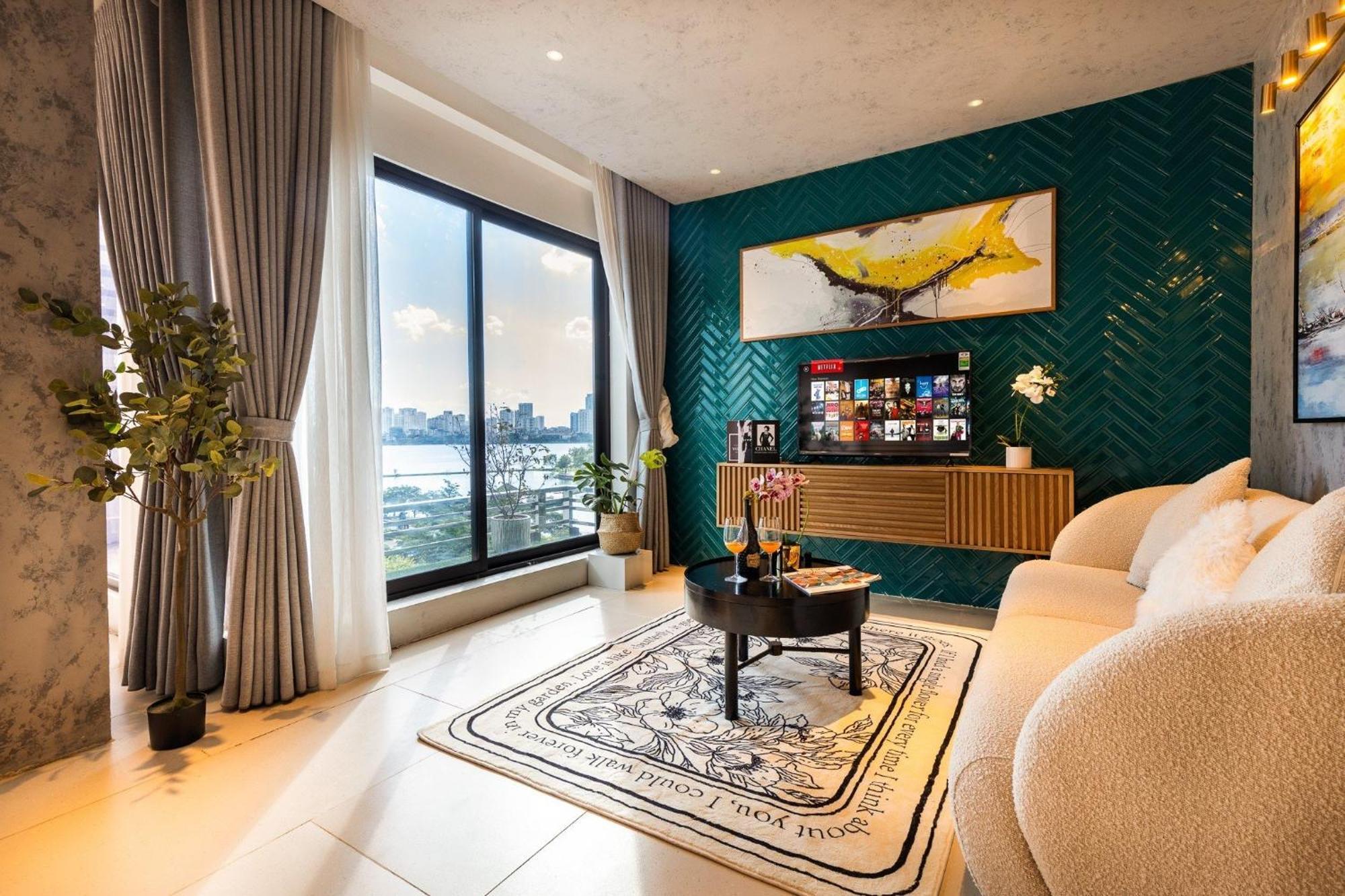 M Apartment Lakeside - Cara Rustic Hanoi Exteriör bild