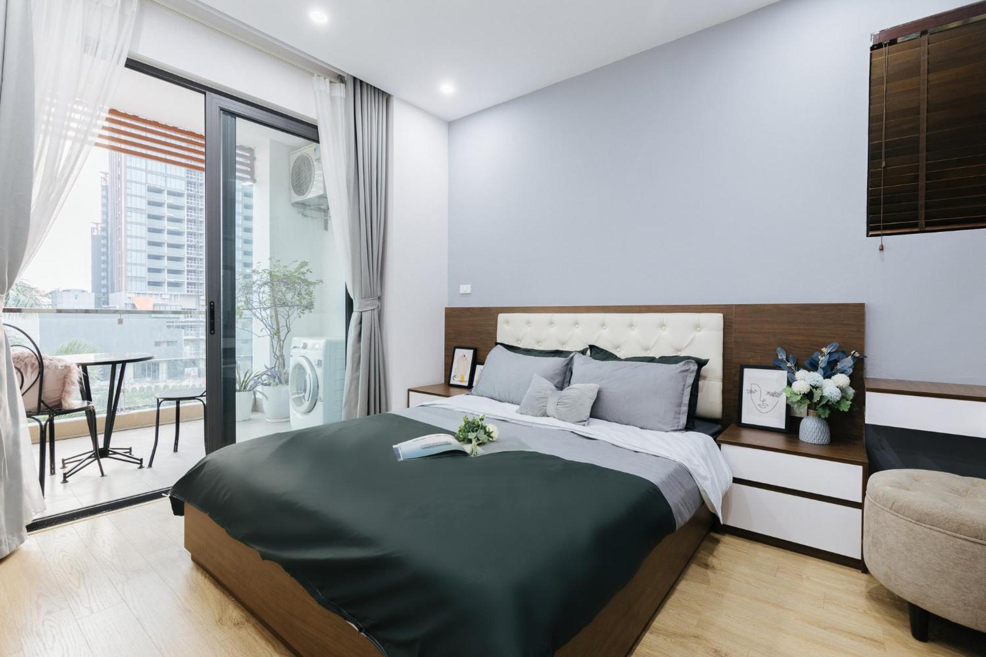 M Apartment Lakeside - Cara Rustic Hanoi Exteriör bild