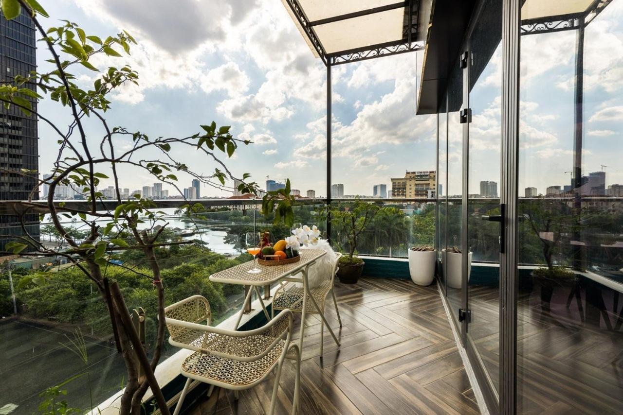 M Apartment Lakeside - Cara Rustic Hanoi Exteriör bild