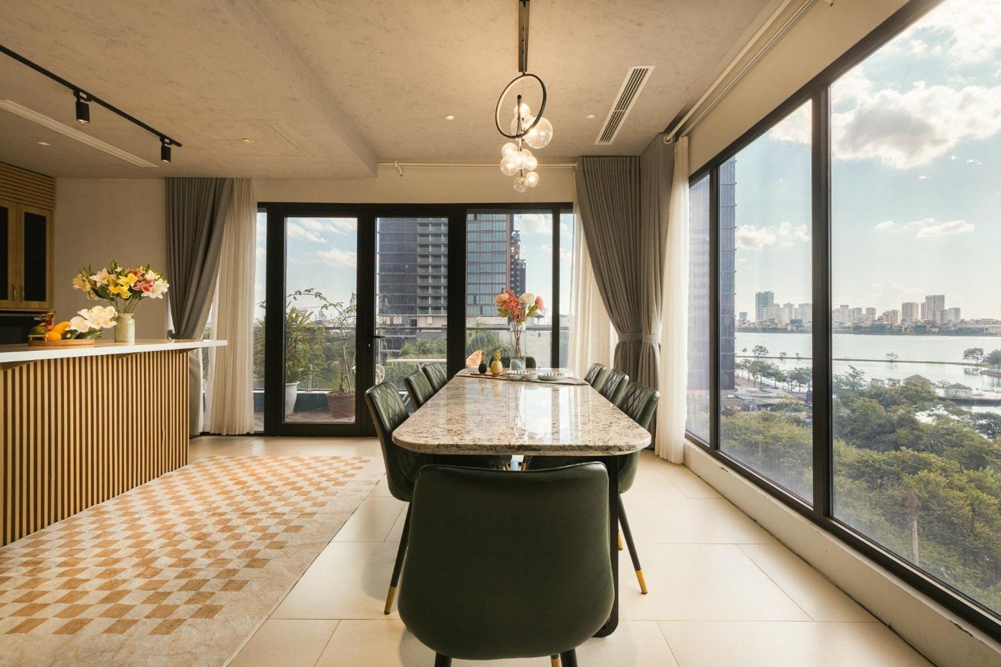 M Apartment Lakeside - Cara Rustic Hanoi Exteriör bild